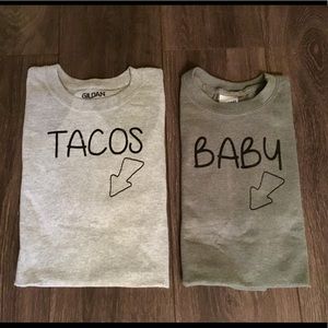 Pregnancy announcement tees